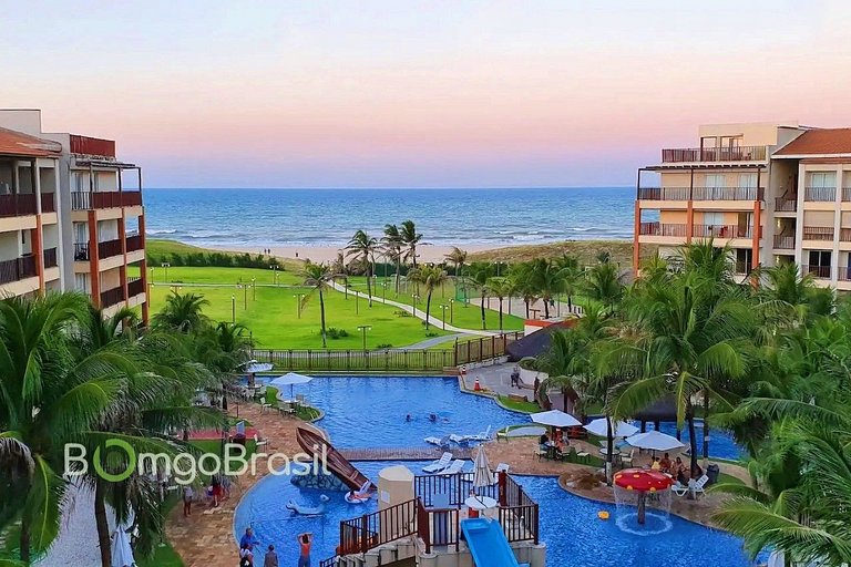 Beach Living Pe n areia 400m do Beach Park 02 Qtos