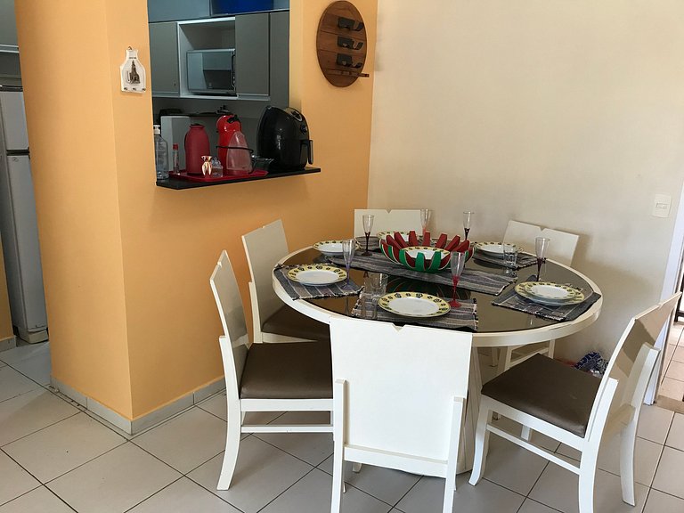 Beach Living 02 Qts Vista Parcial Mar Bem decorado