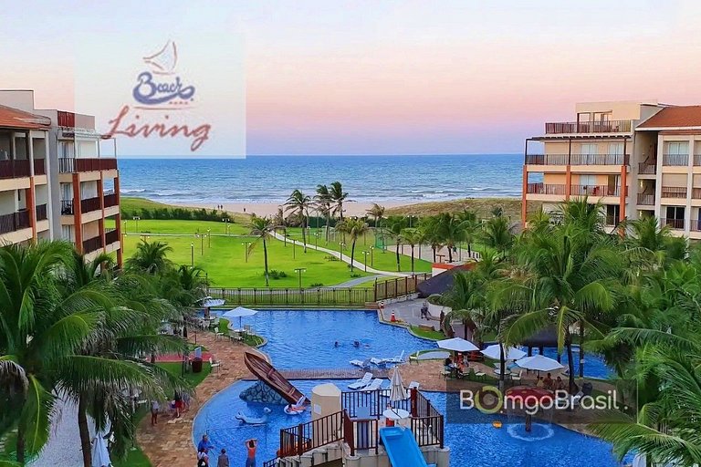 Beach Living 04 Qts, Frente Vista Mar!