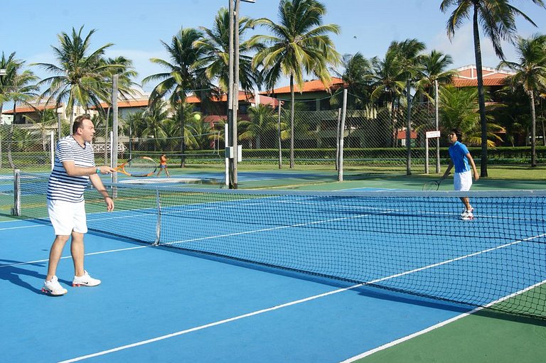 Aquaville, pé-na-areia, lazer, 900m do Beach Park