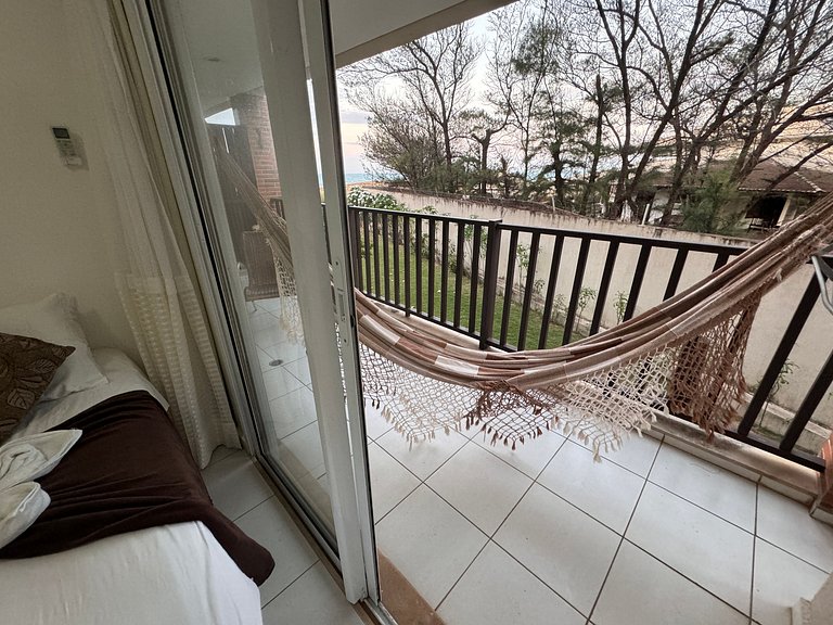 Beach Living 02 Qts Vista Parcial Mar Climatizado