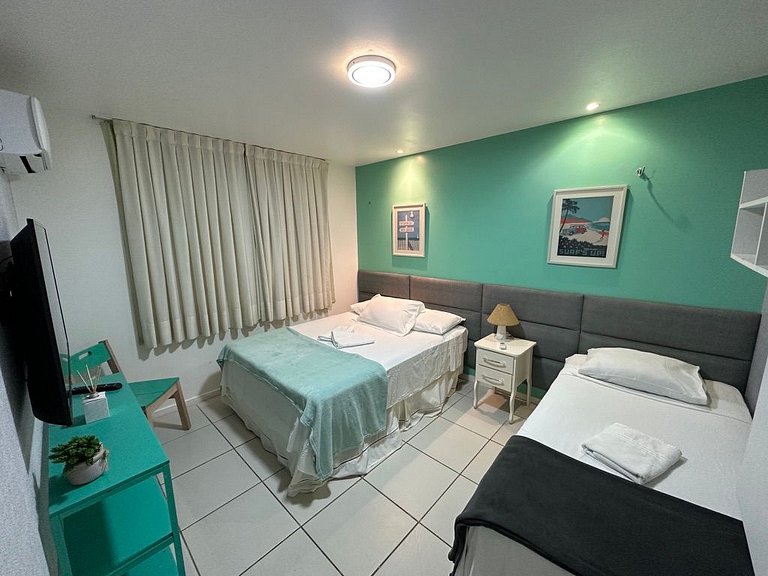 TerraMaris - LIndo Apto pé na areia, familia.