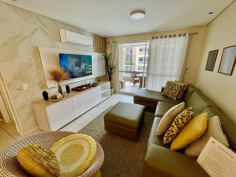 TerraMaris - LIndo Apto pé na areia, familia.