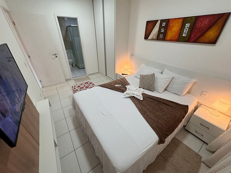 Beach Living Pe n areia 400m do Beach Park 02 Qtos