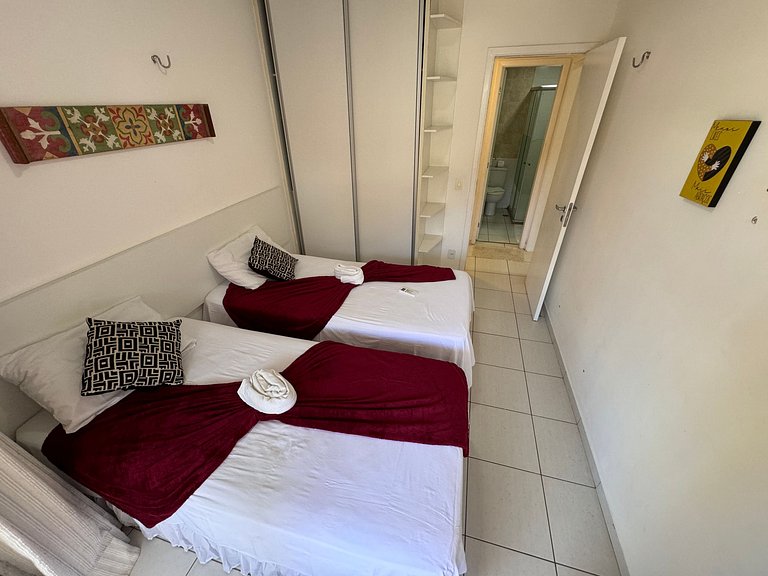 Beach Living Pe n areia 400m do Beach Park 02 Qtos
