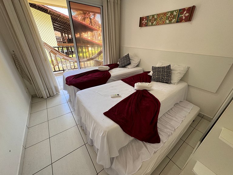 Beach Living Pe n areia 400m do Beach Park 02 Qtos