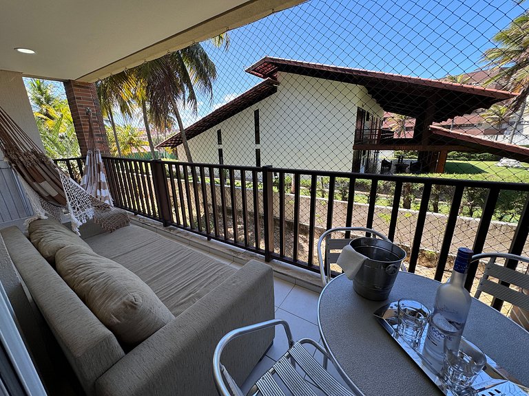 Beach Living Pe n areia 400m do Beach Park 02 Qtos