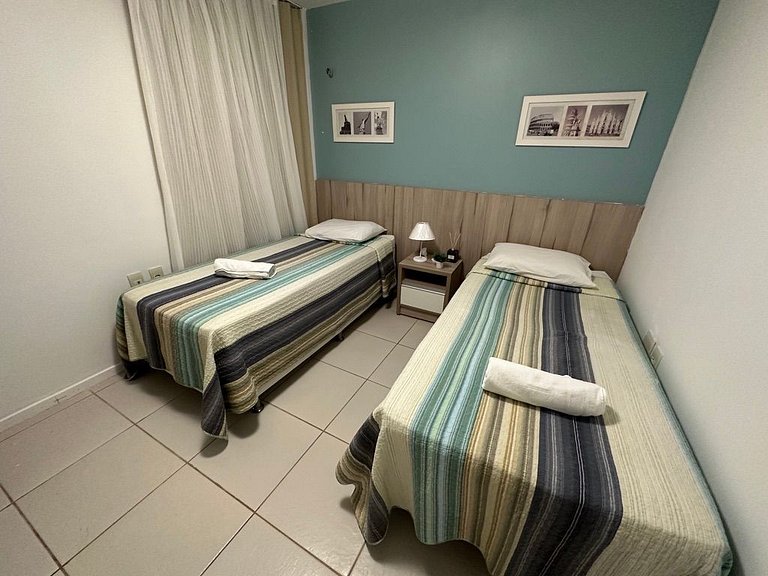 TerraMaris - LIndo Ap Familia Vista mar 3 quartos