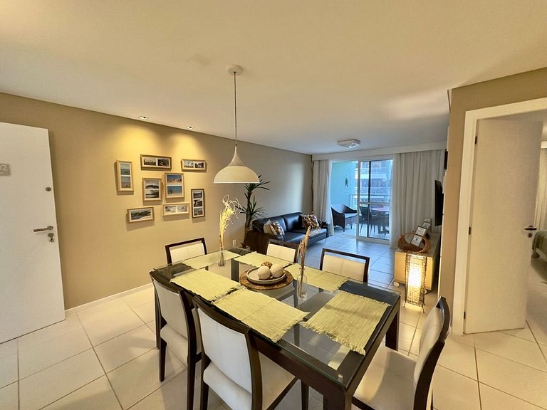 TerraMaris - LIndo Ap Familia Vista mar 3 quartos