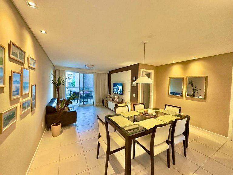 TerraMaris - LIndo Ap Familia Vista mar 3 quartos