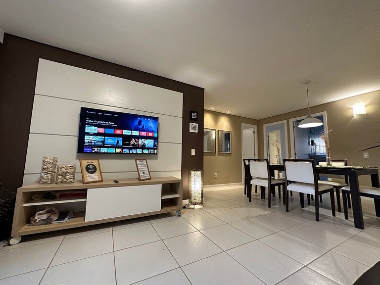 TerraMaris - LIndo Ap Familia Vista mar 3 quartos