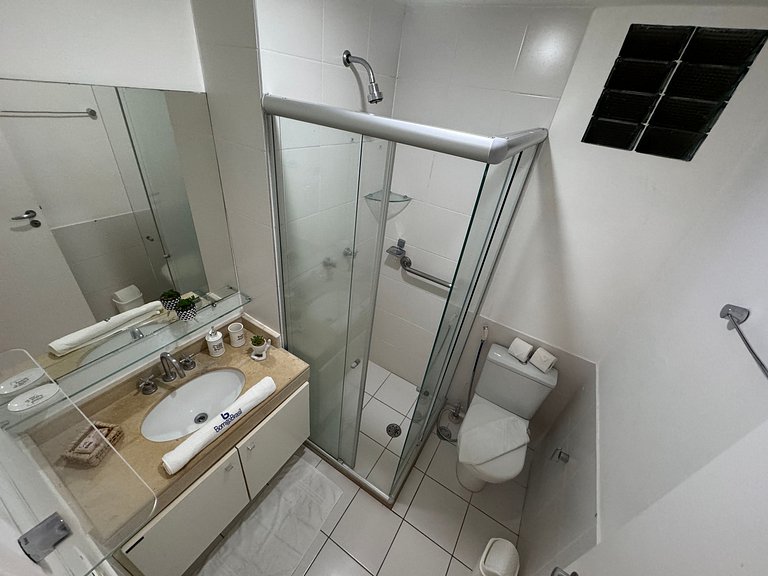 Beach Living 02 Qts todo climatizado bem decorado