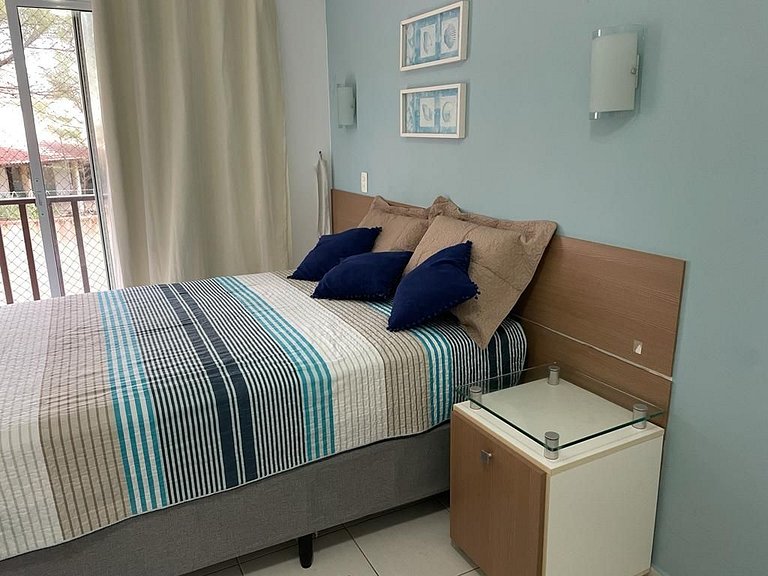 Beach Living 02 Qts Vista Parcial Mar Nascente