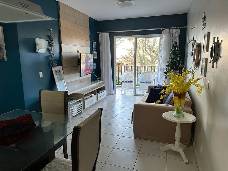 Beach Living 02 Qts Vista Parcial Mar Nascente