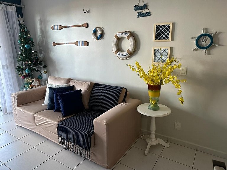 Beach Living 02 Qts Vista Parcial Mar Nascente