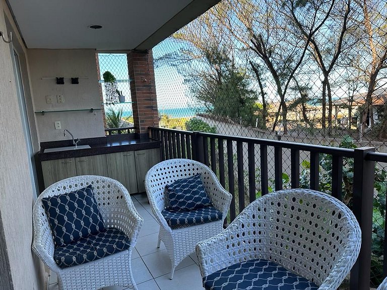 Beach Living 02 Qts Vista Parcial Mar Nascente