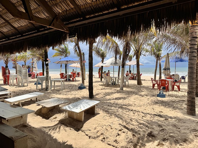 Aquaville, pé-na-areia, lazer, 900m do Beach Park