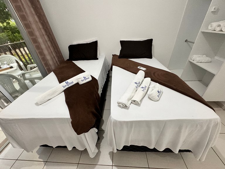 Beach Living Pe na areia 02 Qts Nascente