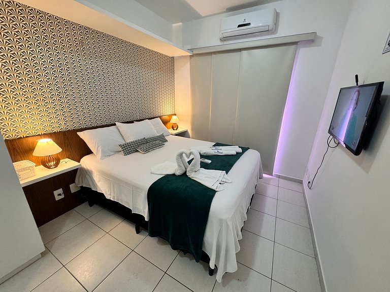 Beach Living 02 Qts todo climatizado bem decorado