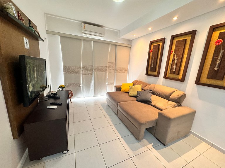 Beach Living 02 Qts todo climatizado bem decorado