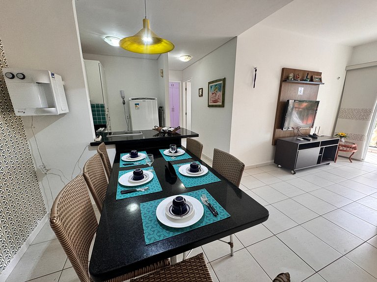 Beach Living 02 Qts todo climatizado bem decorado