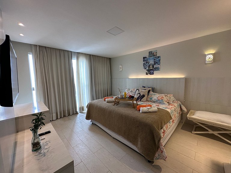 Lindo Luxo Duplex frente mar