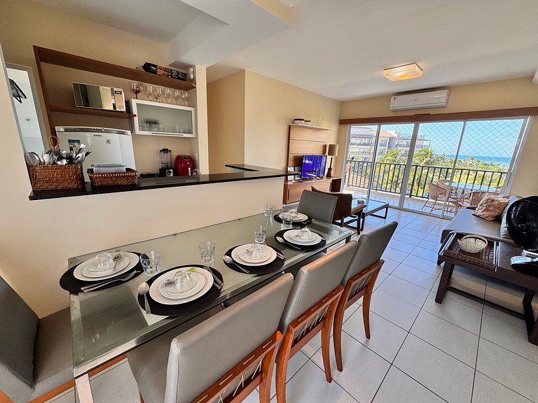 Beach Living 03 Qts Vista Mar e Complexo