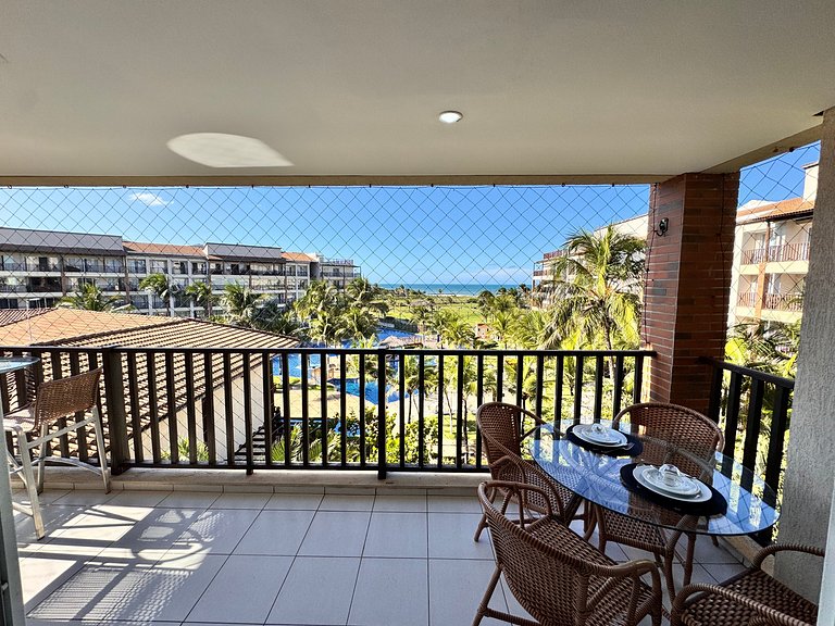 Beach Living 03 Qts Vista Mar e Complexo