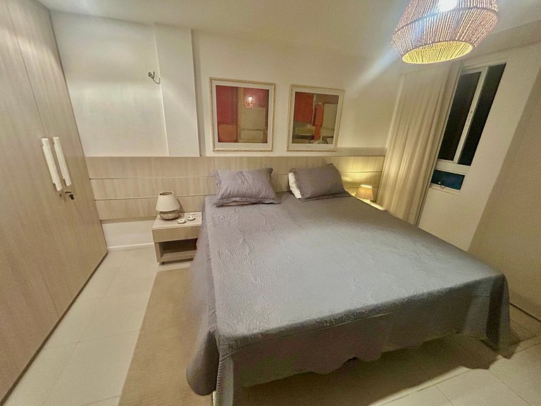 Linda Duplex, 4qtos, jacuzzi e vista mar