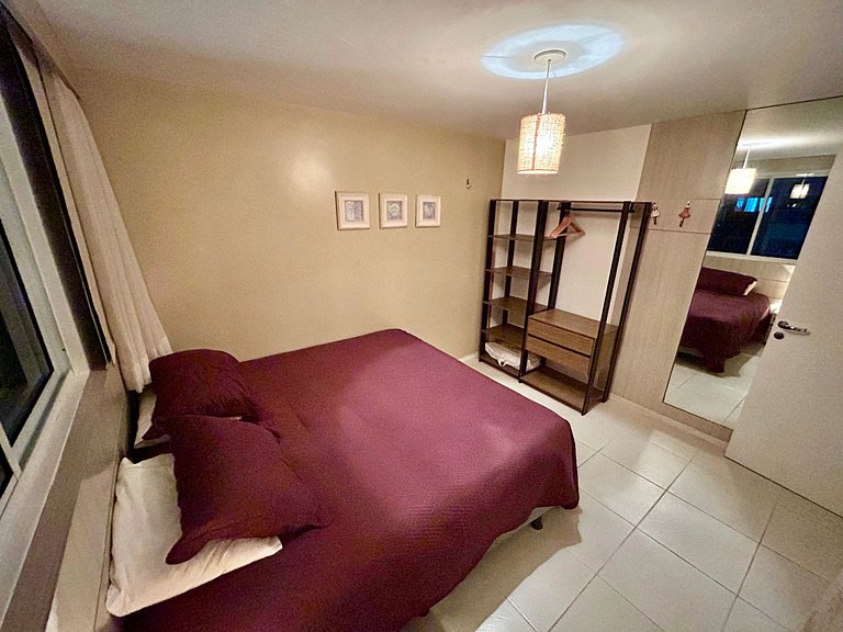 Linda Duplex, 4qtos, jacuzzi e vista mar
