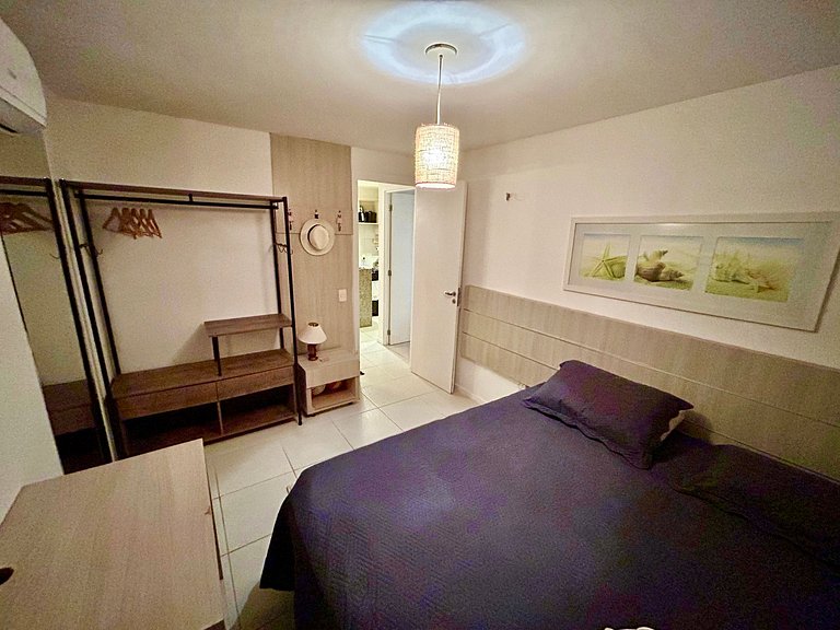 Linda Duplex, 4qtos, jacuzzi e vista mar