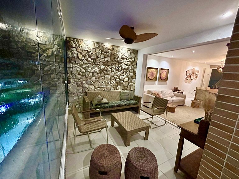 Linda Duplex, 4qtos, jacuzzi e vista mar