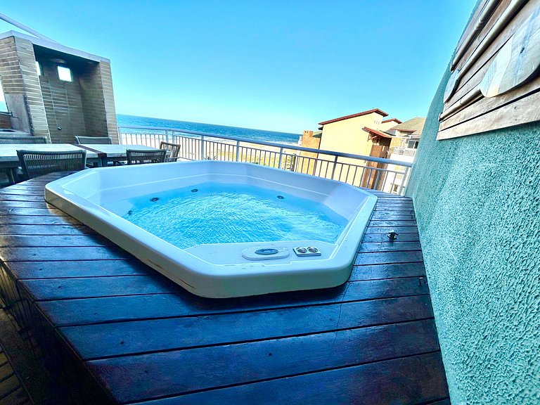 Linda Duplex, 4qtos, jacuzzi e vista mar