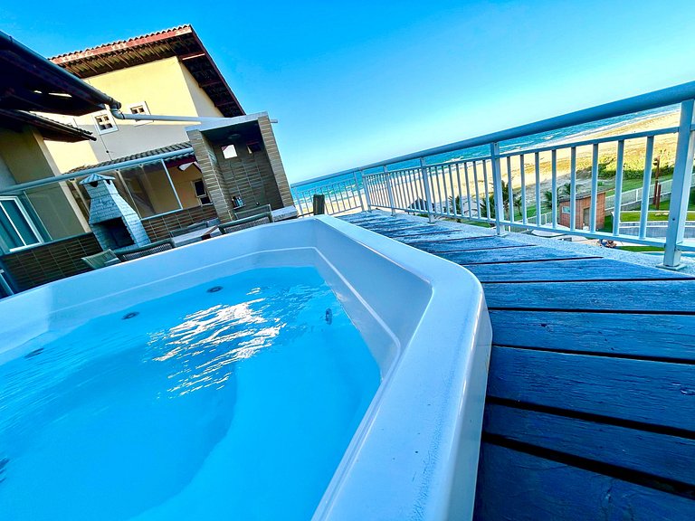 Linda Duplex, 4qtos, jacuzzi e vista mar