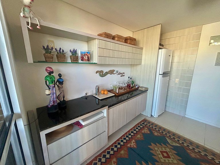 Linda Duplex, 4qtos, jacuzzi e vista mar