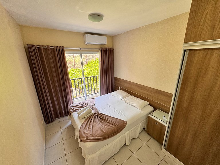 Beach Living 02 Qts Vista Parcial Mar Bem decorado