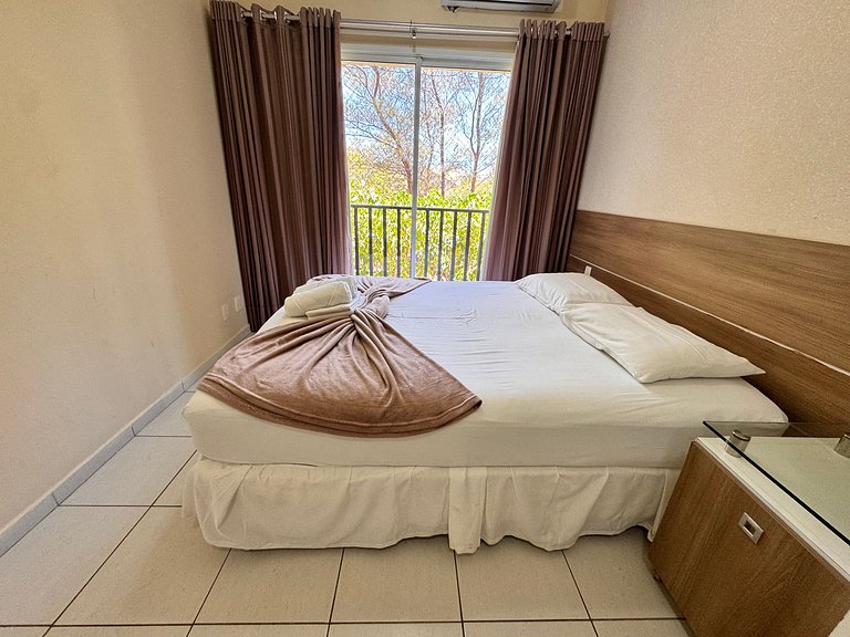 Beach Living 02 Qts Vista Parcial Mar Bem decorado