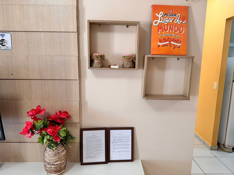 Beach Living 02 Qts Vista Parcial Mar Bem decorado