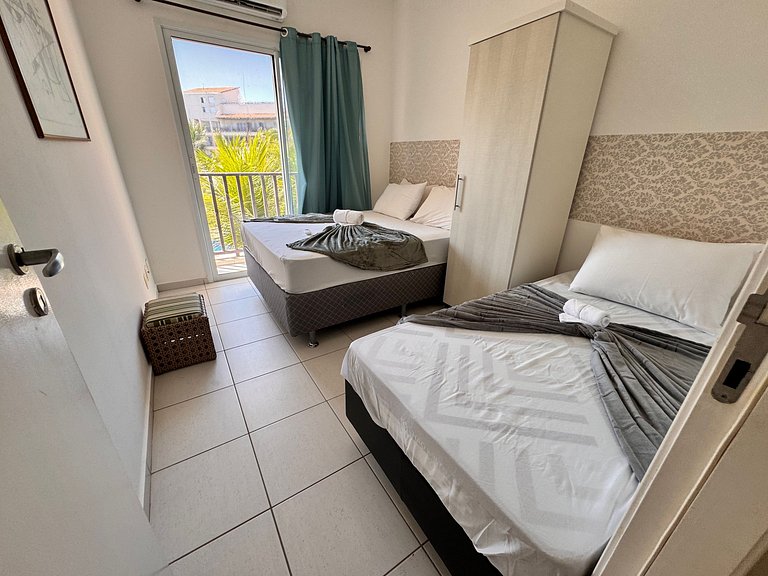 Beach Living 03 Qts acomoda ate 08 pessoas