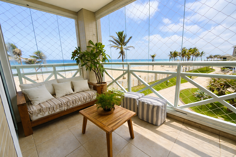 PortaMaris - lindo, 3 suites frente mar