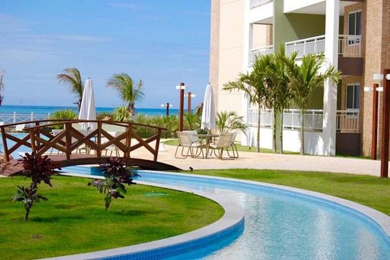 TerraMaris - Duplex, 5 qtos, jacuzzi, vista mar total, praia