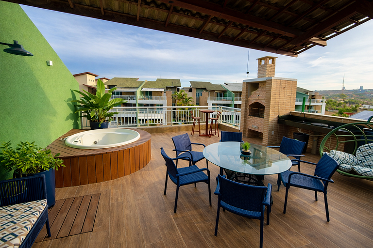 TerraMaris - Duplex Vista Mar, Jacuzzi, churasquiera