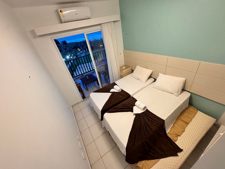 Beach Living 04 Qts, Frente Vista Mar!