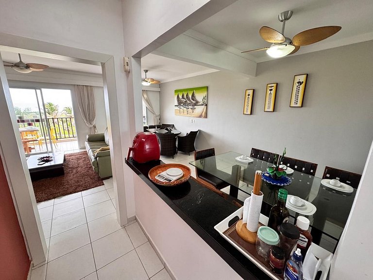 Beach Living 04 Qts, Frente Vista Mar!