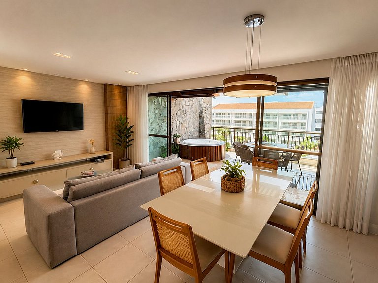 Duplex incrível com 3 suítes e jacuzzi